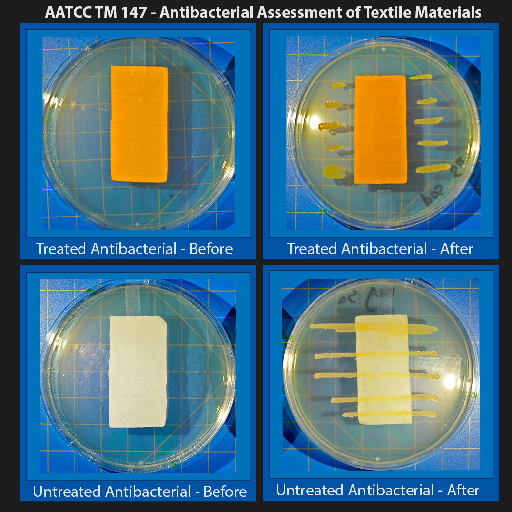 Certified Reference Material for AATCC TM 147 - Antimicrobial Textile Test