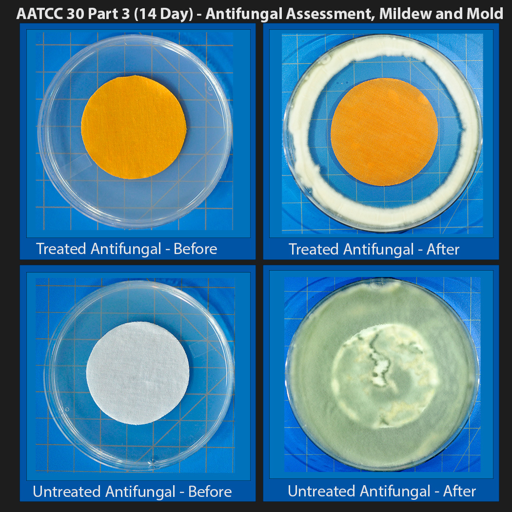 Certified Reference Material for AATCC 30 Part 3 (14-day) - Antifungal Test - Textiles