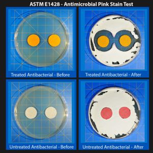 Certified Reference Material for ASTM E1428 - Antimicrobial Pink Stain Test